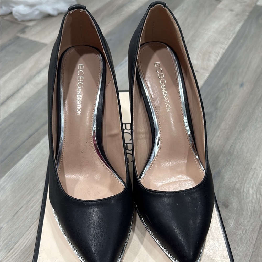 BCBGeneration Black Classic Stiletto Heels